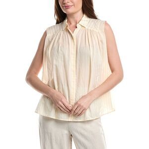 Peserico Womens  Striped Top, Brown